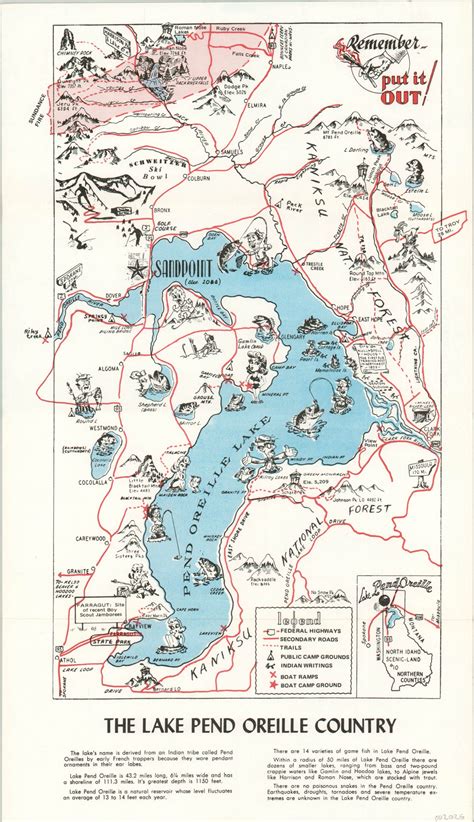 richard miller lake pend oreille|lake pend oreille map.